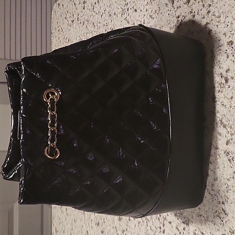 Billini Quilted backpack w/ leather chain straps